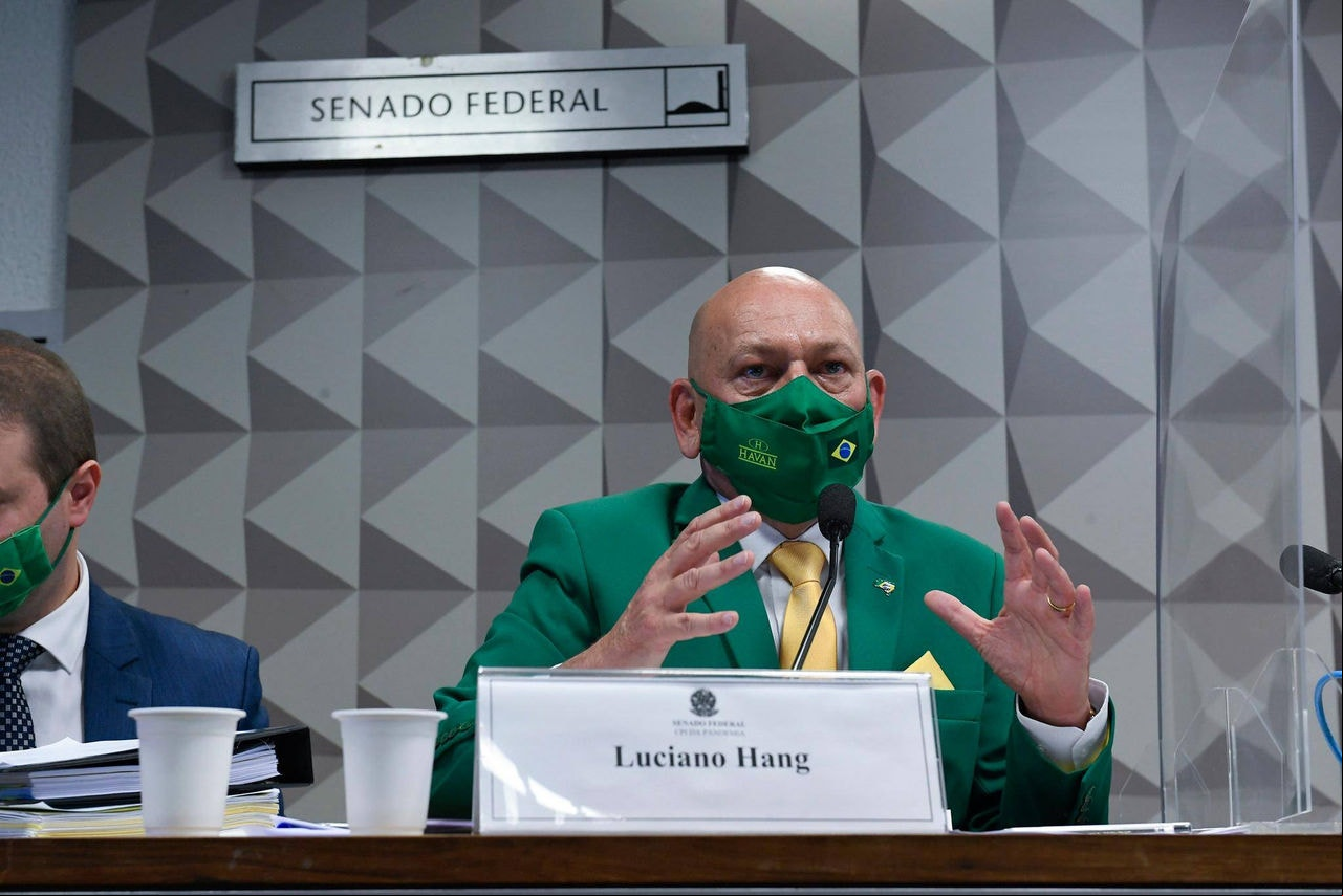 Luciano Hang, conhecido como Véio da Havan, reclamou de operação da Polícia Federal Luciano Hang, conhecido como Véio da Havan, reclamou de operação da Polícia Federal