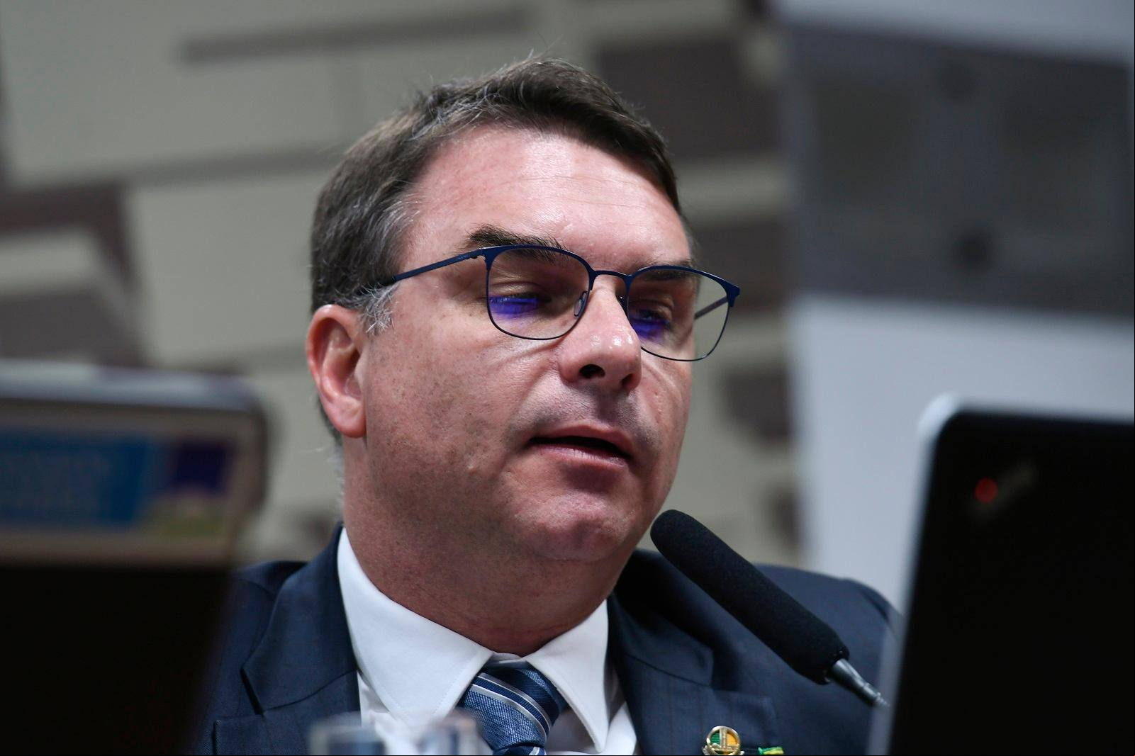 Flávio Bolsonaro é senador e filho do ex-presidente Jair Bolsonaro