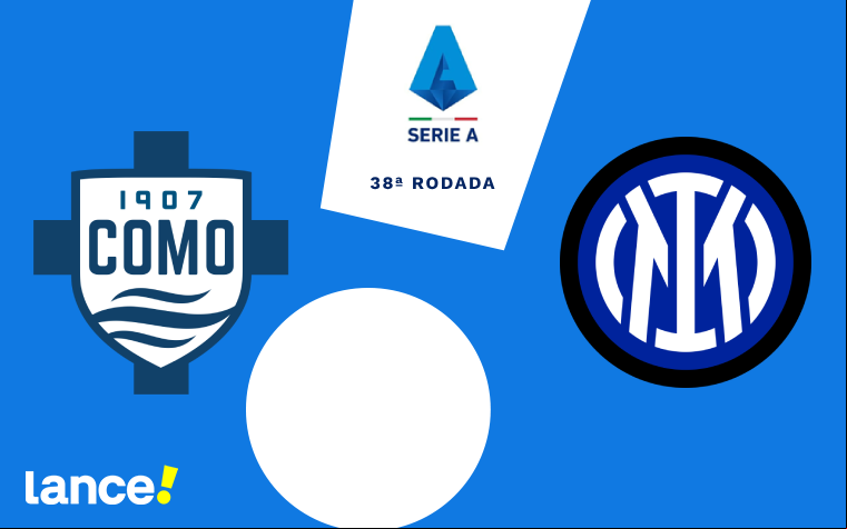 Como x Inter de Milão pela última rodada do Campeonato Italiano (Arte: Lance!)