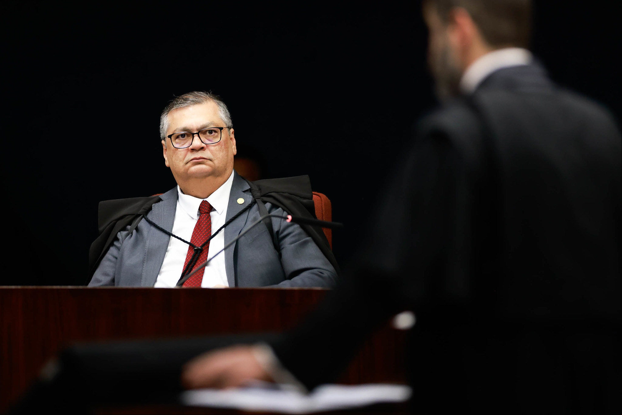 Ministro Flávio Dino durante sessão da Primeira Turma do STF