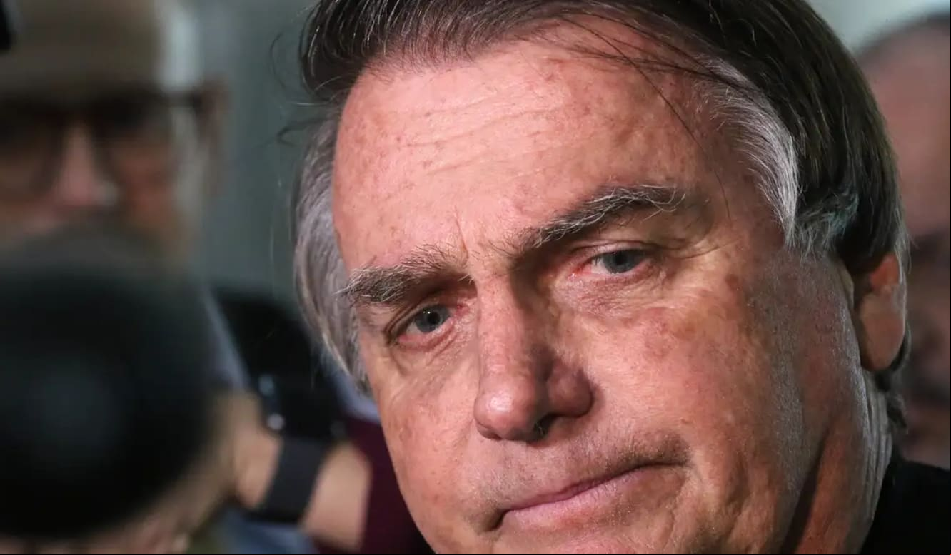 Na imagem, o ex-presidente Jair Bolsonaro (PL)
