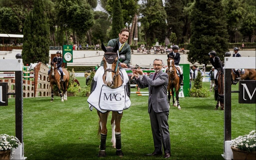Stephan Barcha no Copa das Nações do CSIO5* de Roma (Foto: Luis Ruas/CBH)
