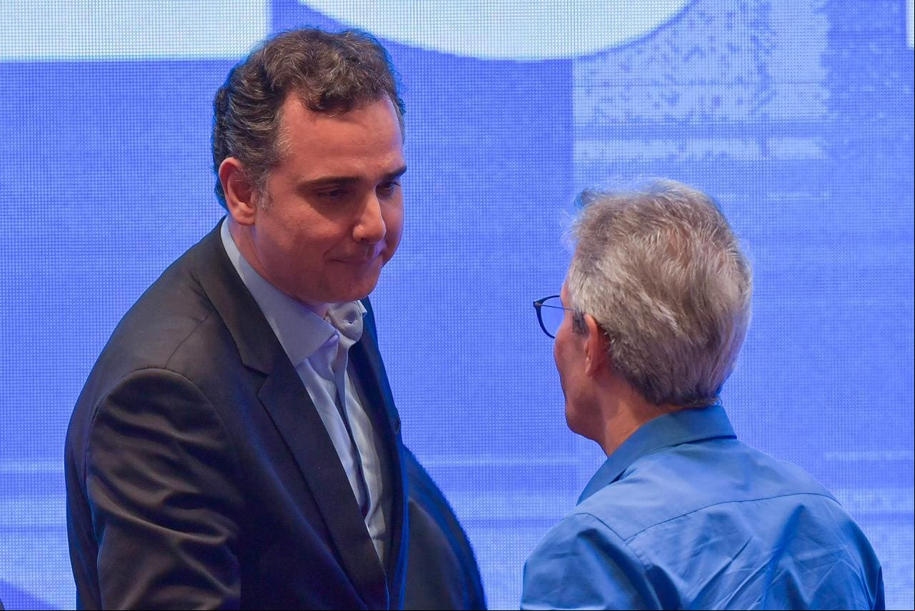 O presidente do Congresso Nacional, Rodrigo Pacheco (PSD), receberá, entre os governadores do Sul e do Sudeste, Romeu Zema (Novo) nesta terça (26/3)