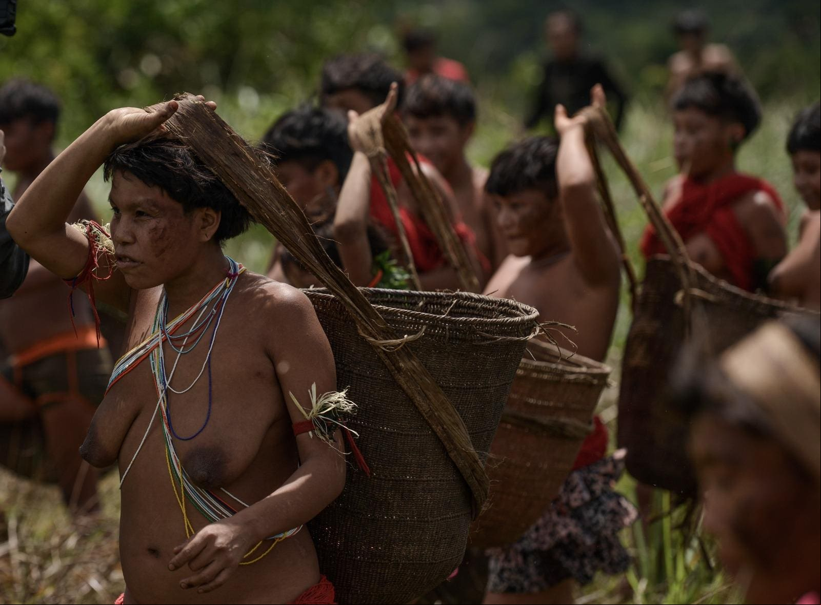 Os Yanomami são considerados coletivistas, patriarcais, mas mantêm suas individualidades - Foto: Fred Magno/O Tempo
