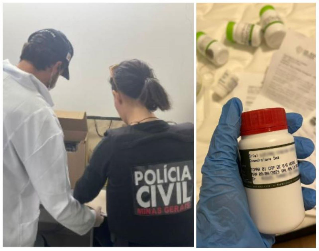 Dona de farmácia é investigada pela PCMG por falsificar letras de médicos para receitar anabolizantes