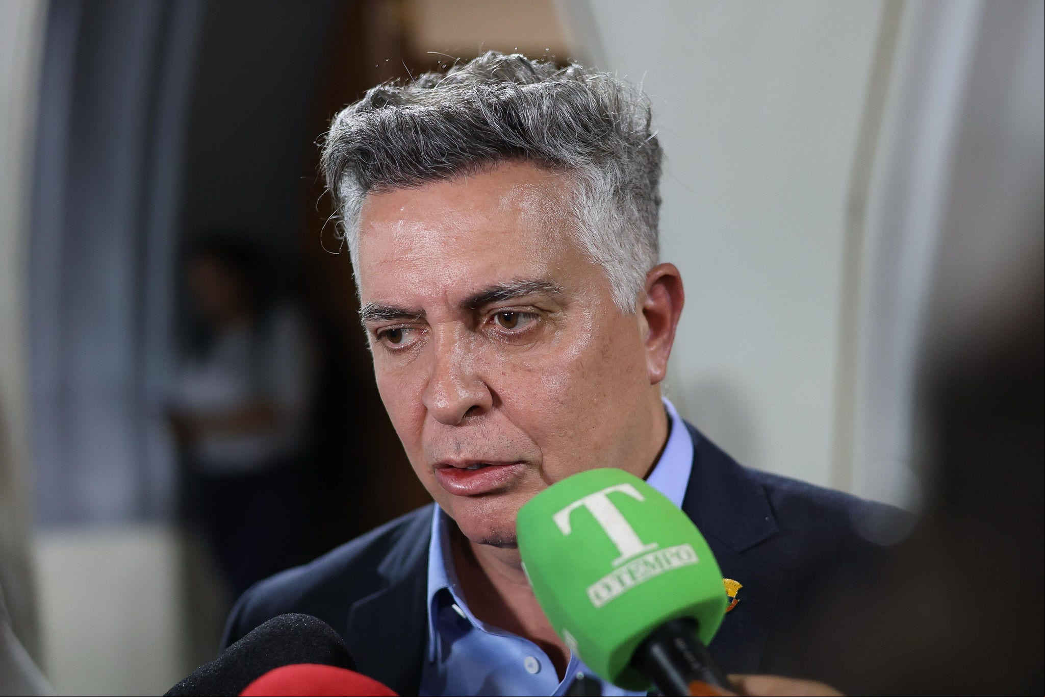 Álvaro Damião, prefeito de Belo Horizonte, após missa de sétimo dia de Fuad Noman
