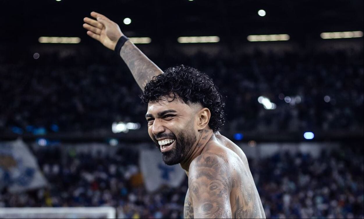 Gabriel Barbosa, de 28 anos, tem contrato até dezembro de 2028