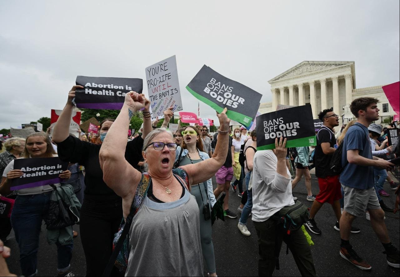 Protestos pelo o ao direito ao aborto nos EUA