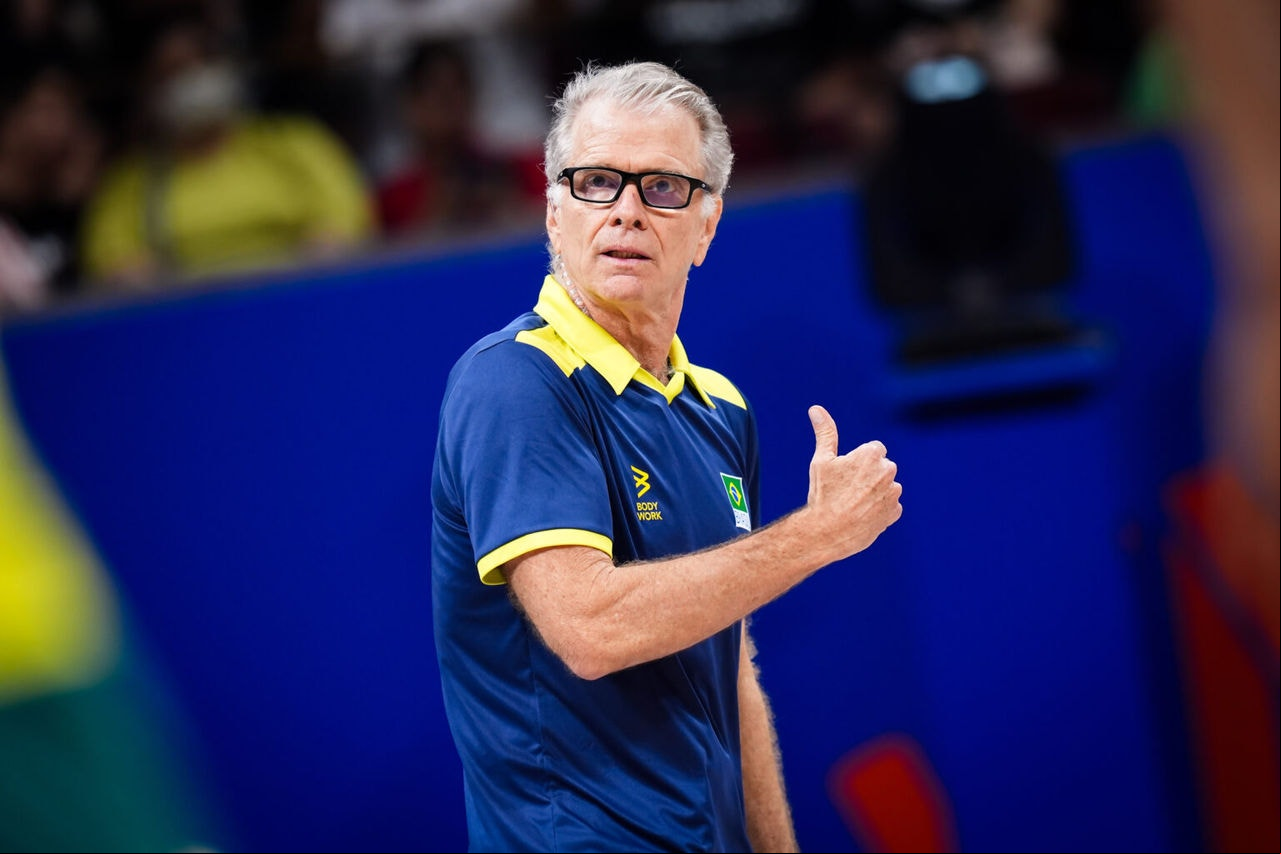 Bernardinho seleção masculina de vôlei
Bernardinho, técnico da seleção masculina de vôlei, em 2024