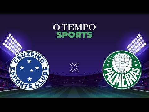 Acompanhe ao vivo a transmissão da partida entre Cruzeiro e Palmeiras